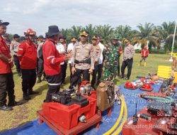 Petugas Gabungan Melaksanakan Apel Kesiap Siagaan Karhutla