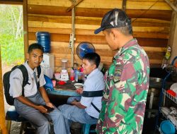 Babinsa Koramil 06 Siak Hulu Laksanakan Komsos Dengan Pelajar, Tanamkan Nilai Disiplin dan Cinta Tanah Air