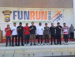 Danramil 09/Langgam Hadiri Acara Fun Run 7,9 K Polres Pelalawan