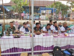 Meriahkan HUT RI Ke- 80, Anggota Koramil 16/Tapung Hadiri Pembukaan Turnamen Bola Volly Liga Tapung Hilir