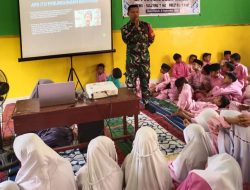 Cegah Bullying, Babinsa Koramil 07/Kampar Berikan Sosialisasi Kepada Siswa dan Siswi SDN 016 Bukit Ranah