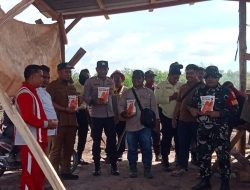 Babinsa Serma H Simamora Wakili Danramil Hadiri Penanaman Jagung Dalam Rangka Program Hanpanga
