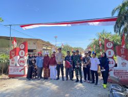 Dalam Rangka HUT RI Ke-80, Babinsa Koramil 16/Tapung Menjadi Juri Lomba Kebersihan Antar RW