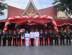 Kepala Staf Kodim 0313/Kpr Hadiri Upacara Kemerdekaan RI Ke-80 di Kabupaten Kampar