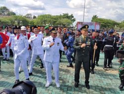Dandim 0313/KPR Hadiri Upacara HUT RI Ke -80 di Kabupaten Rokan Hulu, Riau