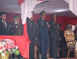 Upacara Penurunan Bendera Pusaka Merah Putih Dalam Rangka HUT RI Ke-80 Tahun 2025 di Kabupaten Kampar