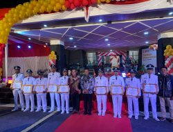 Kasdim 0313/Kpr Hadiri Malam Resepsi Kenegaraan Kemerdekaan Republik Indonesia Ke-80 Tahun 2025 Kabupaten Kampar