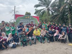 Camat Ahmad Begab Hadiri Penanaman Jagung Pipil Dilahan Bumdes Tabing Sepakat
