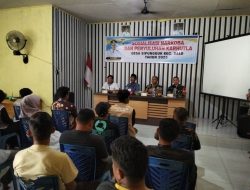 Babinsa Koramil 01/Bkn Menghadiri Acara Sosialisasi Bahaya Tentang Narkoba dan Penyuluhan Karhutla Didesa Binaannya