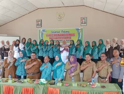 Dukung Gerakan Hidup Sehat, Babinsa Koramil 16/Tapung Hadiri Penilaian Germas Oleh Tim PKK Kabupaten Kampar
