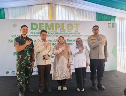 Dandim 0313/Kpr Dampingi Wakil Menteri Desa dan Pembangunan Daerah Tertinggal Resmikan Desa Sentra Produksi Pangan di Kampar