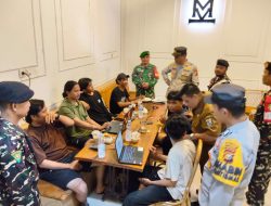 Babinsa Bersama Upika Kec. Pangkalan Kuras Laksanakan Deklarasi Pengamanan dan Patroli Bersama Skala Besar