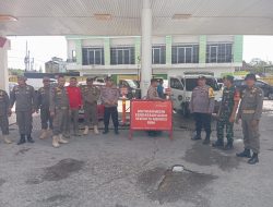 Anggota Koramil 01/Bkn Lakukan Patroli Gabungan Jaga Kondusifitas Kecamatan Bangkinang Kota