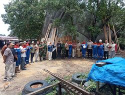 TNI-Polri Bersama Pertamina dan Pemkab Pelalawan Lakukan Survey Aset Tanah di Desa Lubuk Terap