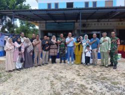 Wakili Danramil 01/Bkn Serma M Amin Hadiri Sukuran Dapur Makanan Bergizi Gratis Desa Kumantan