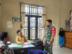 Temui Apdes, Serda Jefrijal Melaksanakan Komsos
