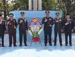 Dandim 0313/KPR Pimpin Ziarah Nasional Peringati HUT Ke-80 TNI, Kenang Jasa Para Pahlawan