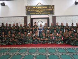 Dalam Khusyuk Doa, Kodim 0313/KPR Mohon Ridho Ilahi di HUT Ke-80 TNI, “TNI Prima, TNI Kuat Bersama Rakyat”