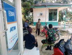 Babinsa Laksanakan Patroli Wilayah, Dilanjutkan Komsos Bersama Warga Binaan