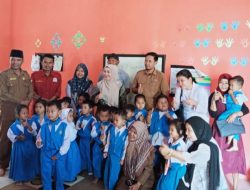 Kades Didampingi Sekdes Tinjau Pendistribusian MBG Disekolah Paud,TK dan SDN 013 Pongkai