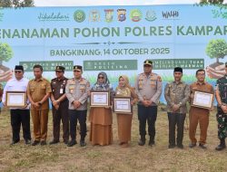Dukung Penuh Green Policing, Dandim 0313/KPR Hadiri Peresmian Bank Pohon
