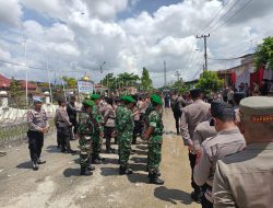 Babinsa Koramil 03/Bunut Ikut Serta Dalam Simulasi Sispam Mako dan Unjuk Rasa di Polres Pelalawan