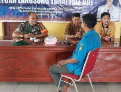 Mempererat Keakraban , Babinsa Komsos Dengan Perangkat Desa