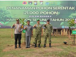 Dandim 0313/KPR Hadiri Upacara Peringatan Hari Pohon Sedunia 2025 di Kampar Kiri Hulu: Wujud Komitmen TNI terhadap Pelestarian Lingkungan