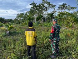 Berbagai Upaya TNI Dalam Mencegah Karhutla, Seperti Patroli dan Sosialisasi Oleh Babinsa diDesa Binaan