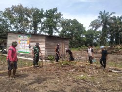 Babinsa Koramil 01/Bkn Dorong Percepatan Pembangunan Koperasi Merah Putih
