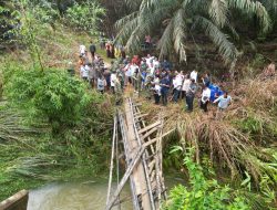 Dandim 0313/KPR Tinjau Lokasi Jembatan di Kampar, Dukung Program Infrastruktur Nasional