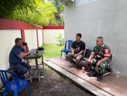 Melalui Komsos, Babinsa Silaturahmi Dengan Mitra Karib