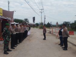 Apel Pagi Pengamanan Natal dan Tahun Baru 2025 di Pos Pelayanan Terpadu Batu Bersurat