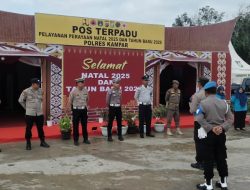 TNI-Polri dan Instansi Terkait Siap Amankan Nataru di Pos Pelayanan Terpadu Batu Besurat