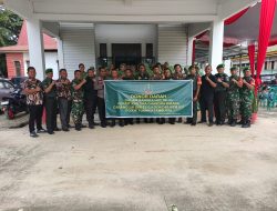 Sempena HUT Ke-80 Persit KCK, Danramil, Babinsa dan Persit Ranting 4 Koramil 03/Bunut Laksanakan Donor Darah