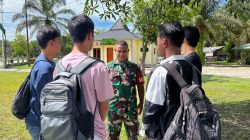 Peduli Dengan Generasi Muda, Babinsa Koramil 14/Kepenuhan Berikan Sosialisasi Bahaya Narkoba