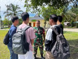 Peduli Dengan Generasi Muda, Babinsa Koramil 14/Kepenuhan Berikan Sosialisasi Bahaya Narkoba