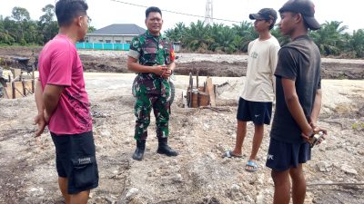 Himbau Temu Cepat Lapor Cepat Terkait Karhutla, Babinsa Komsos ke Warga Desa Binaan