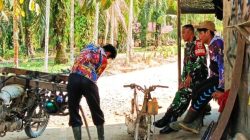 Babinsa Koramil 10 Kunto Darussalam Kodim 0313/KPR Rutin Melaksanakan Komsos