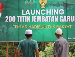 Bangun Infrastruktur Vital,Kodim 0313/KPR Ikuti Peresmian 218 Jembatan Garuda oleh Presiden RI Secara Daring