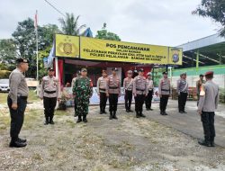 Sinergitas TNI–Polri Amankan Arus Mudik Idul Fitri di Bandar Sei Kijang
