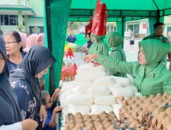 Kodim 0313/KPR Gelar Bazar Ramadhan TNI AD Sediakan Sembako Murah