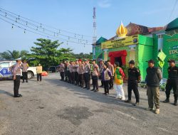 Operasi Ketupat, Babinsa Koramil 03/Bunut Siaga di Pos PAM Km 55 Pangkalan Kerinci