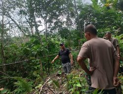 Sambung Daratan, Kodim 0313/KPR Mulai Bangun Jembatan Penghubung Desa Kota Lama Dengan Sungai Santi Kabupaten Kampar, Provinsi Riau