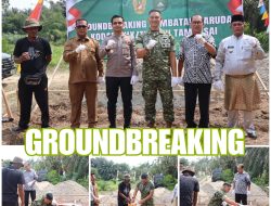 Dandim 0313/KPR Laksanakan Groundbreaking Jembatan Garuda di Desa Muara Musu