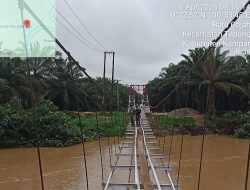 Demi Terwujudnya Harapan Rakyat, Pembangunan Jembatan Gantung Garuda Terus Dikerjakan Tanpa Henti