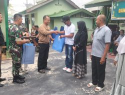 Lepas Dua Prajurit Terbaik, Koramil 01/Bangkinang Gelar Tradisi Purna Tugas Penuh Haru