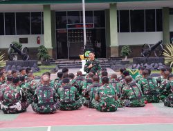 Dandim 0313/KPR Berikan Arahan dan Motivasi Dalam Sesi Jam Komandan, Kebersamaan Jadi Kunci Kekuatan Satuan