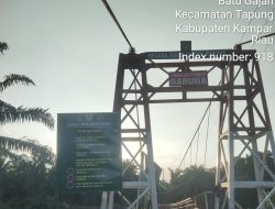 Identitas Plang Jembatan Garuda Selesai Dipasang