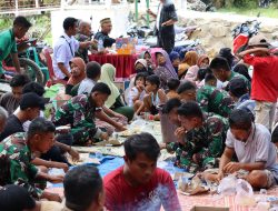 Sukacita Warga Batu Gajah Gelar Syukuran Jembatan Gantung Garuda, TNI dan Rakyat Bahu-Membahu